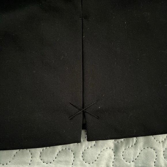 NWT Metaphor dressy black slit skirt work business office suit size 4 - Picture 4 of 4